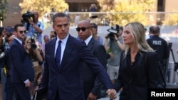 Hunter Biden ve eşi Melissa Biden 5 Eylül'de Los Angeles'taki bir başka davanın duruşmasına katıldılar.